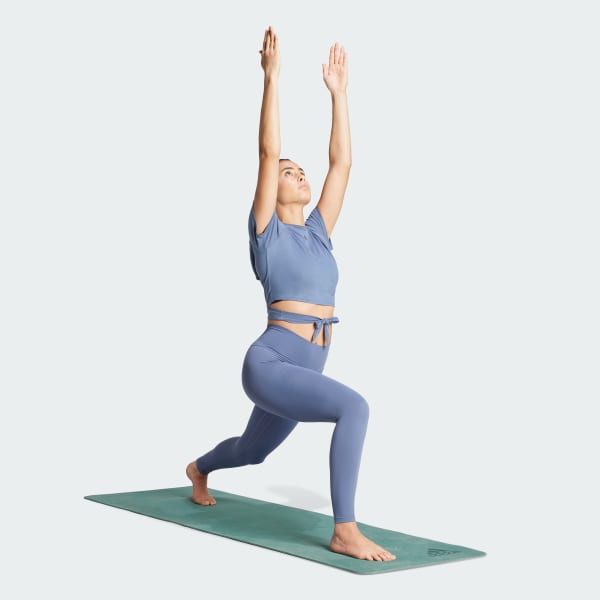 Blue Yoga Studio Wrapped Tee