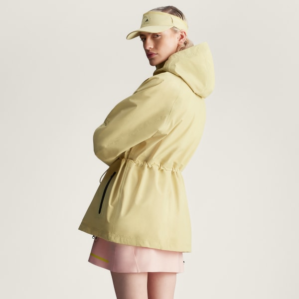 Gul adidas by Stella McCartney TrueNature Rain Short jakke
