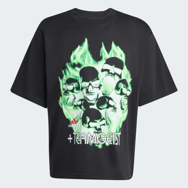 Zwart TEAMGEIST MOTO GRAPHIC T-SHIRT