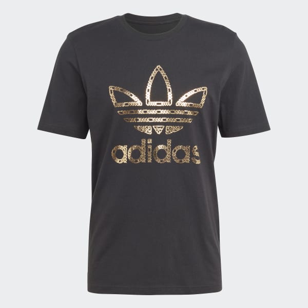 Svart Golden Chains T-Shirt - 50 Years of Trefoil FWD35
