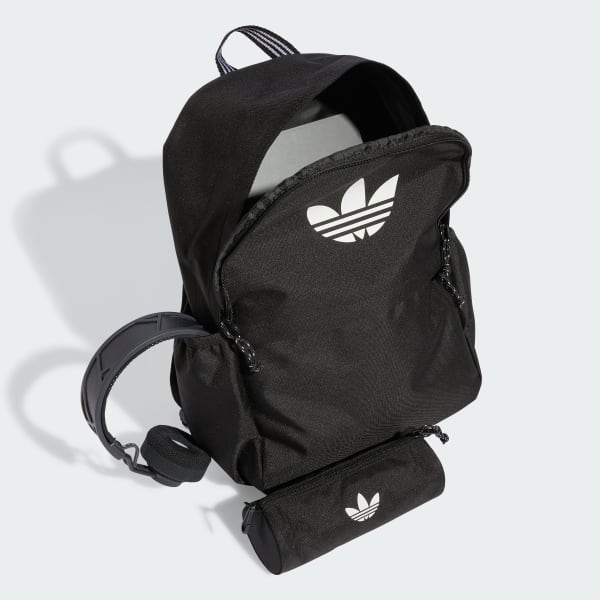Black Backpack With Pencil Case