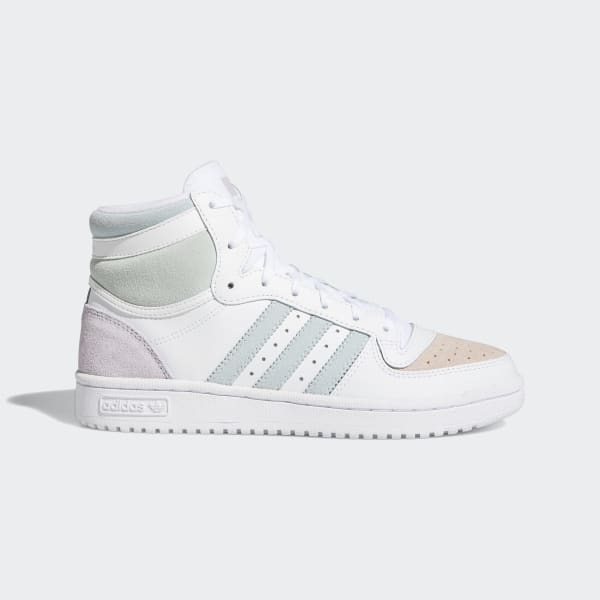 adidas top ten hi sleek weiß pink
