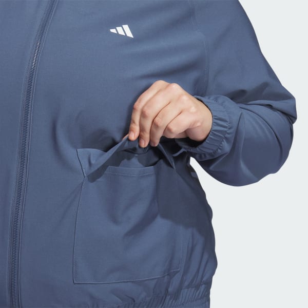 Plus size blue jacket shop