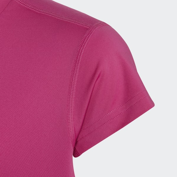 Rosa Training AEROREADY 3-Streifen T-Shirt