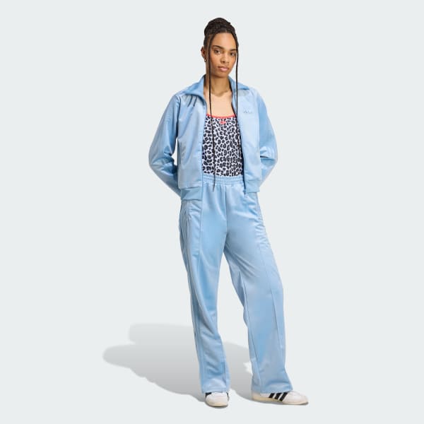 Blue 아디컬러 벨루어 트랙 팬츠