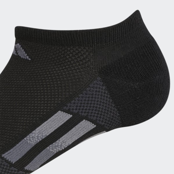 Black Superlite Stripe No-Show Socks 3 Pairs