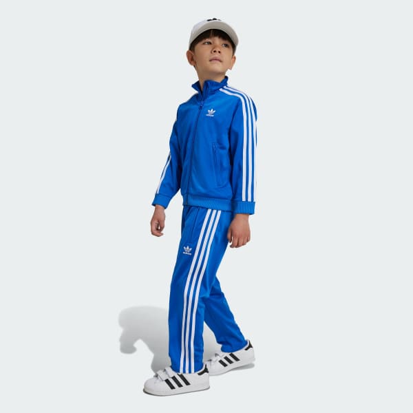 adidas Adicolor Firebird Trainingspak Kids blauw adidas Belgium