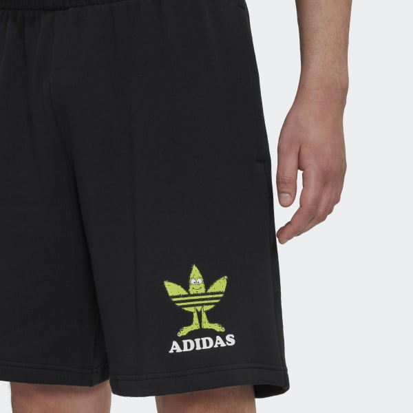 Svart Graphic Fun Shorts VS056