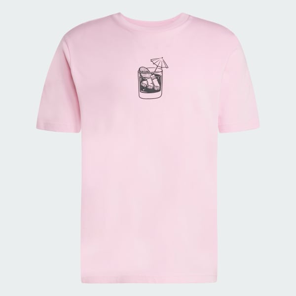 Pink Lounge Drink Graphic Tee
