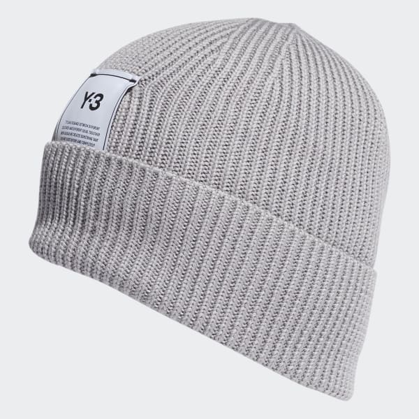 adidas grey beanie