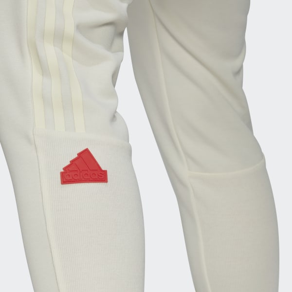 Λευκό Tricot Pants KE304