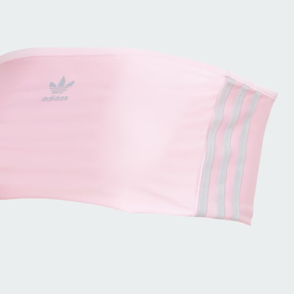 Rosa Top Tubo 3 Franjas