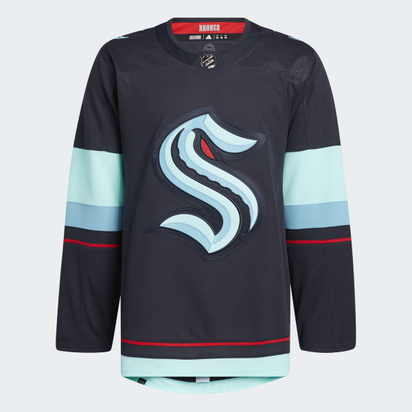 Bleu Maillot Domicile Kraken Authentique