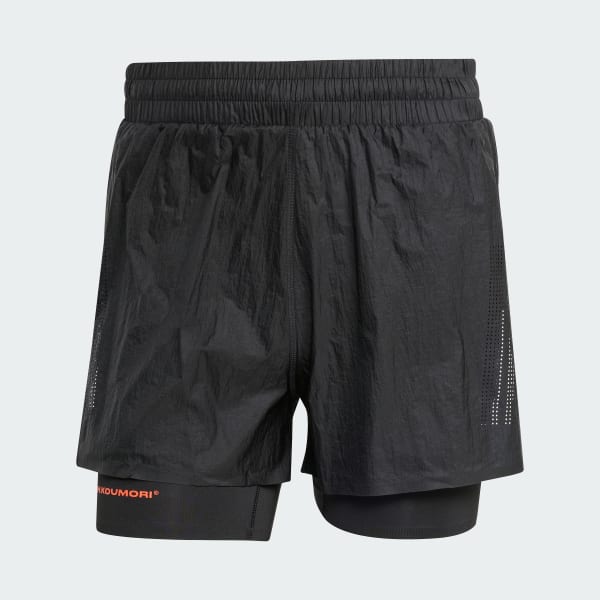 【Adidas コリア】 Designed for Training 2-in-1 Shorts adidas Adi365 H.Koumori Running 2-In-1 Shorts - Black | Free