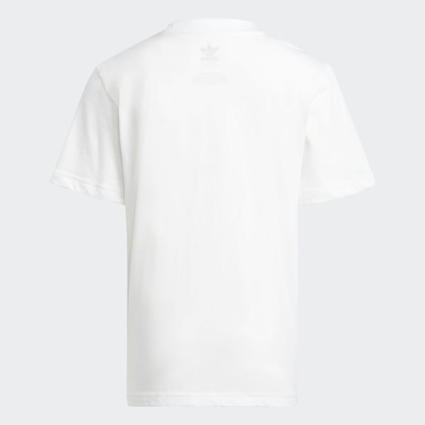 White Animal Graphic Print Tee