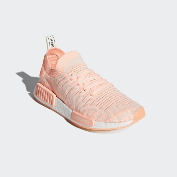 adidas women's pink nmd_r1 stlt primeknit sneakers