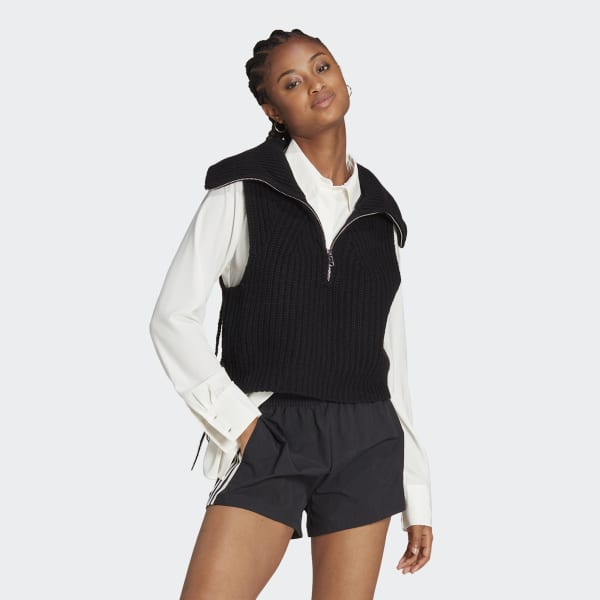 Black Essentials 3-Stripes Woven Shorts