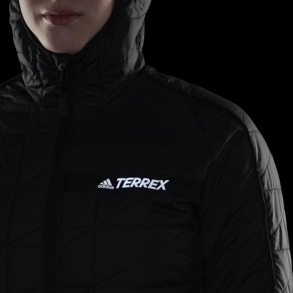 Black Terrex Multi Insulated Hooded Jacket TR861