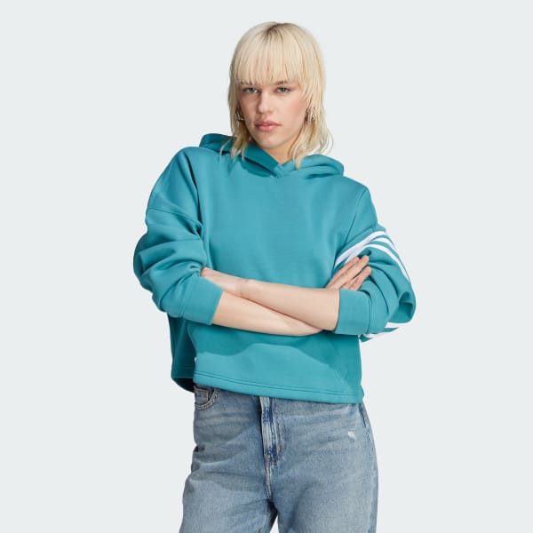 adidas Adicolor Hoodie - Green, Women's Lifestyle