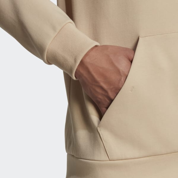 Beige Felpa con cappuccio Future Icons 3-Stripes Full-Zip TF446