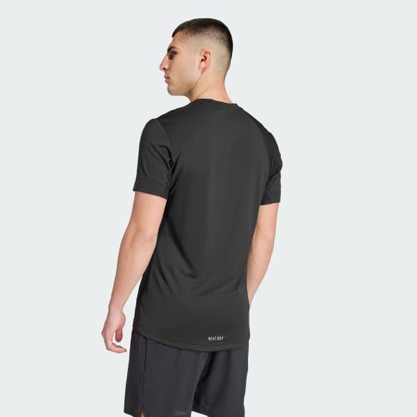 Negro Polera de Tenis Freelift