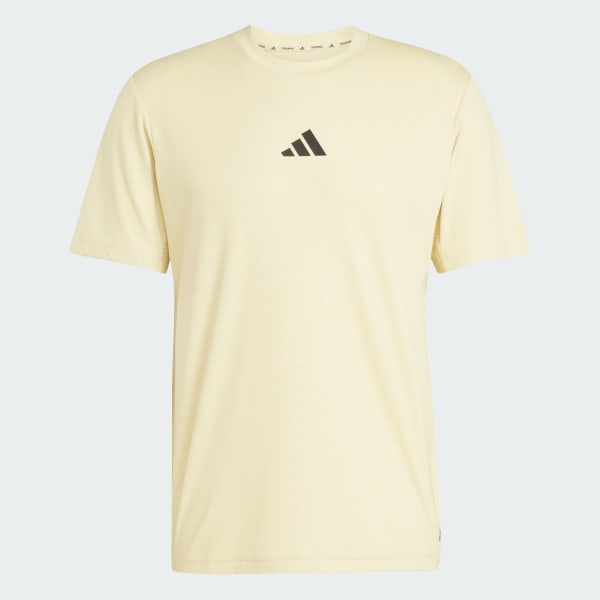 Yellow Power 3-Stripes Tee