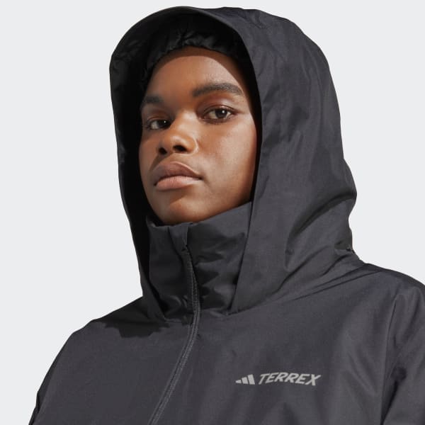 Black Terrex Multi RAIN.RDY 2-Layer Rain Jacket (Plus Size)