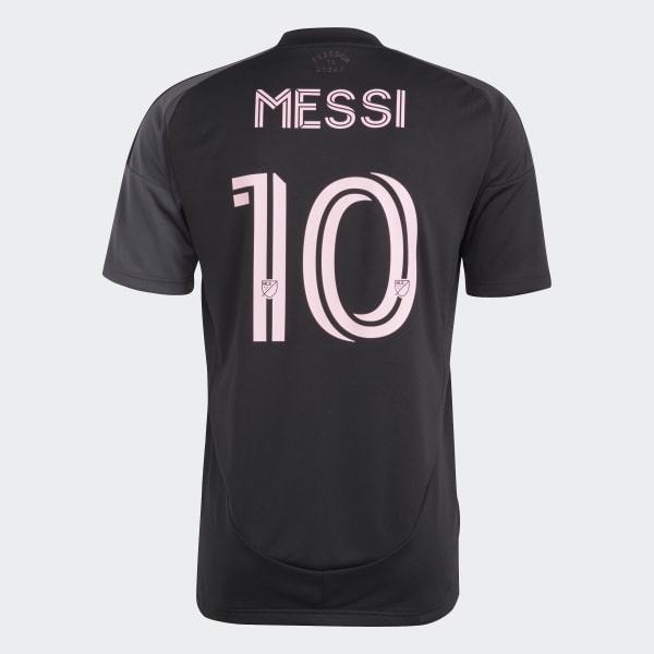 Tシャツ・カットソー [Adidas] Inter Miami CF MLS Lionel Messi 25-26 Away Jersey adidas Inter Miami CF 25/26 Messi Away Jersey - Black | Free