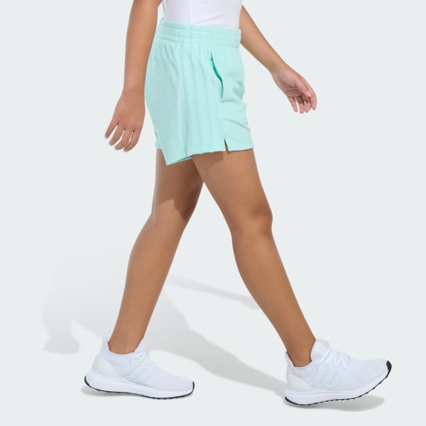 Elastic Waistband Terry Cloth All-Day Shorts