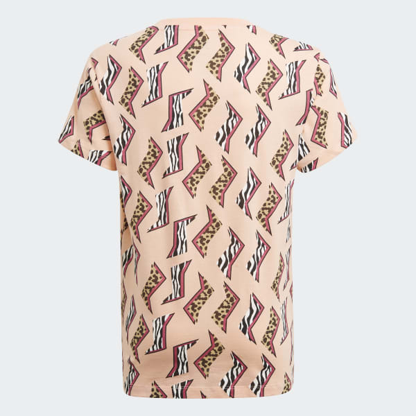 Pink Allover Print Tee