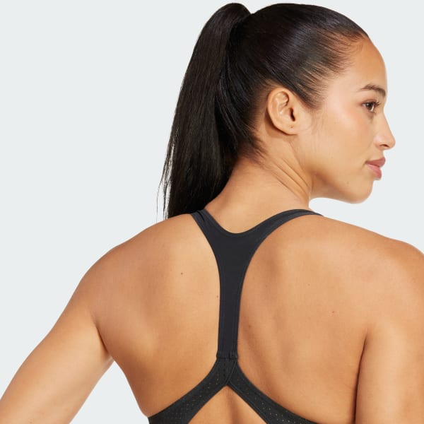 adidas Lanelux Swimsuit - Black | Free Shipping with adiClub
