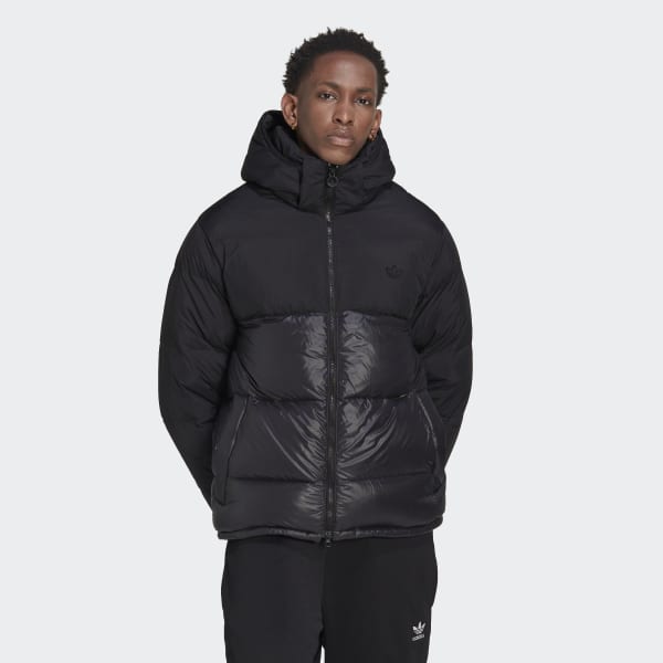 adidas Hooded Puffer Jacket Black | Men's Lifestyle | adidas US