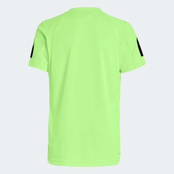 Green Club Tennis 3-Stripes Tee Kids