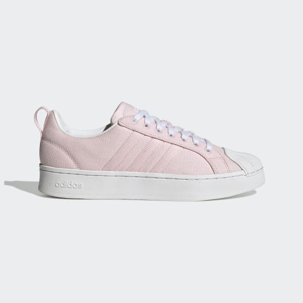 adidas Streetcheck Cloudfoam Lifestyle Basketball Low Court Shoes Pink Free Delivery adidas UK