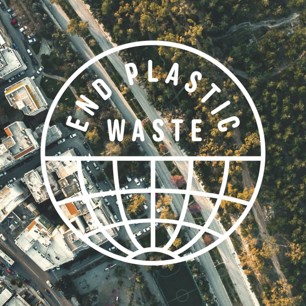 Made in part with recycled materials