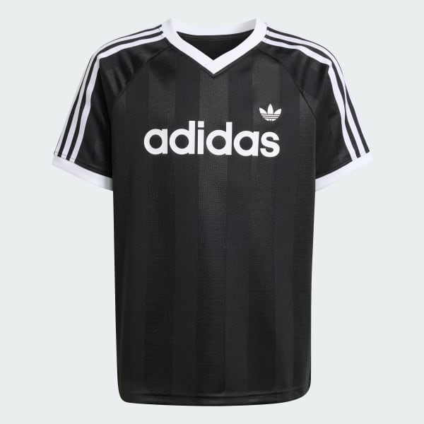 สีดำ เสื้อยืดเจอร์ซีย์ทรงหลวม