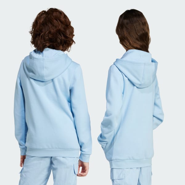 สีน้ำเงิน เสื้อฮู้ด