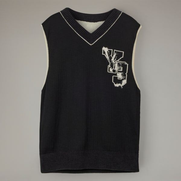 adidas Y-3 Logo Knit Vest - Black | adidas India