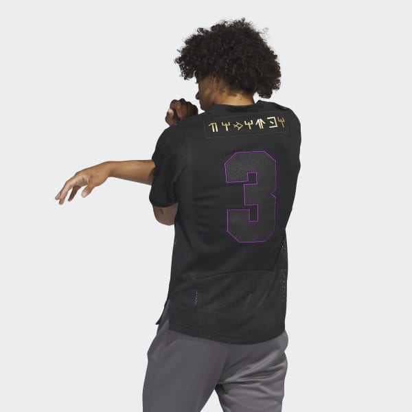 Adidas X Marvel Black Panther Wakanda Forever Football Jersey