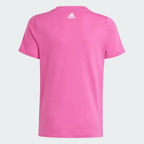 Playera Essentials Logo Linear Algodon Ajuste Cenido