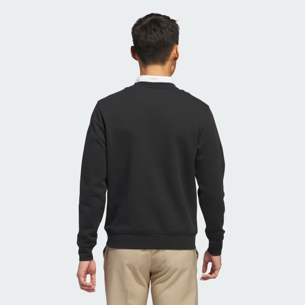 Đen Áo Sweatshirt Cổ Tròn