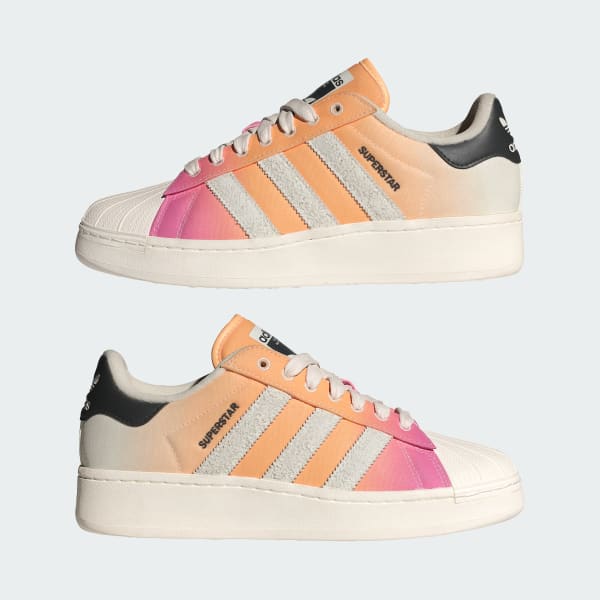 Adidas superstar metallic pink discount