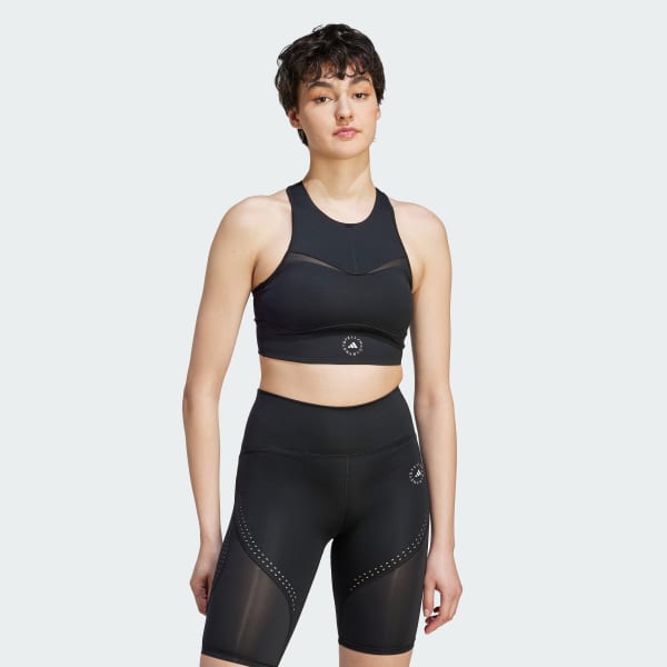 Μαύρο adidas by Stella McCartney Training Crop Top