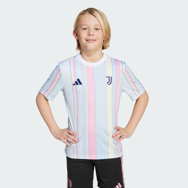 Weiss Juventus Turin 25/26 Kids Pre-Match Shirt