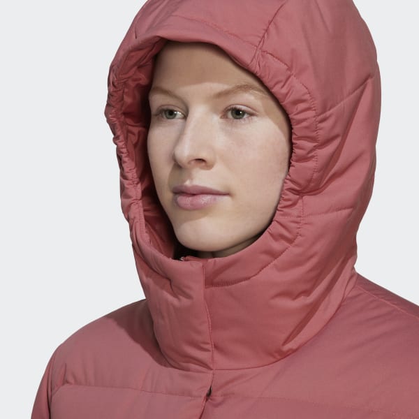 Rot Helionic Hooded Daunenjacke CS785