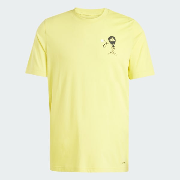 Amarillo Polo Padel Zone Estampado