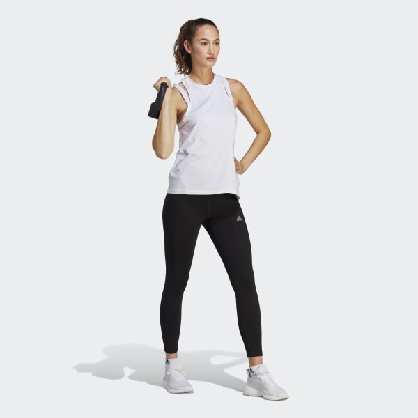 Wit AEROREADY Train Essentials 3 Bar Logo Tanktop