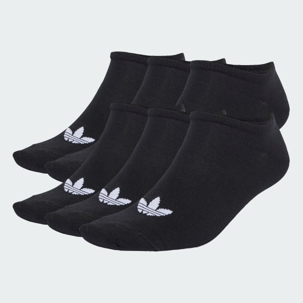 Noir Socquettes fines (6 paires)