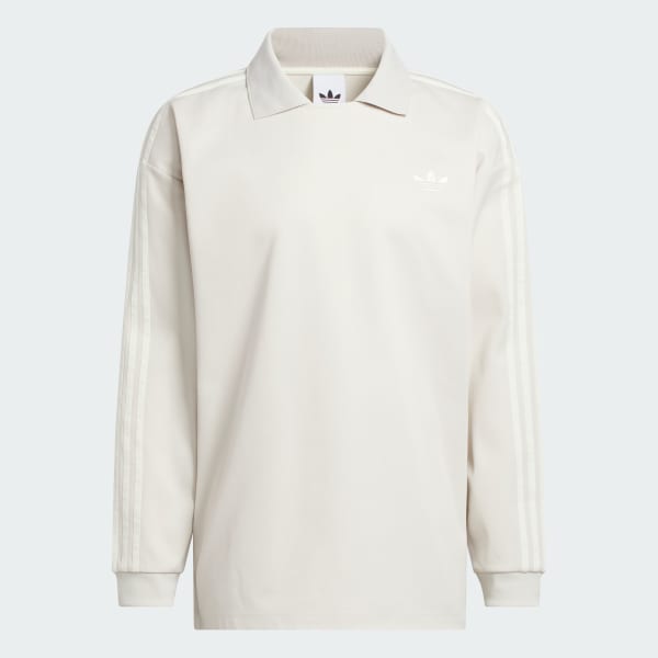 ベージュ ラグビーポロ