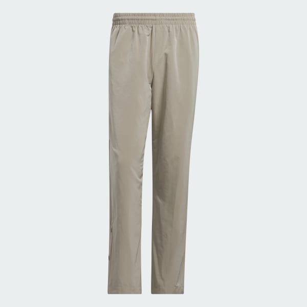 Beige adidas Basketball Woven Pants (Gender Neutral)